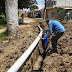   Personal de la CAEV cumpliendo con la reparación de fugas de agua que hay en la ciudad.