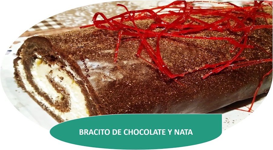 BRACITO DE CHOCOLATE Y NATA (crema de leche)