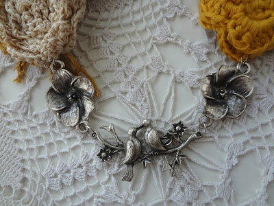 Birds & Flowers Necklace