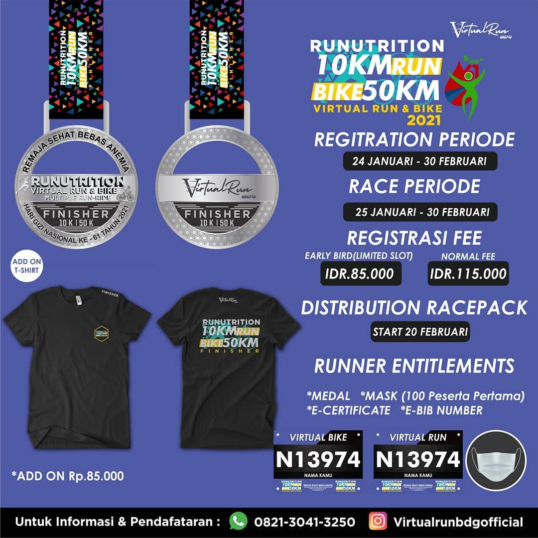 🔍 Runutrition - Virtual 10K Run & 50K Bike • 2021 Runutrition - Virtual 10K Run & 50K Bike • 2021