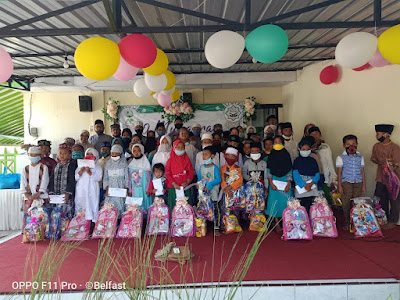 10 Muharram Pengasuh Yayasan Al- Cholil Foundation Kalibaru Wetan Bahagiakan Anak Yatim, Santri, Dan Duafa.