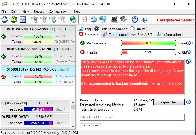 Penggunaan CrystalDiskInfo untuk cek kesehatan hard disk