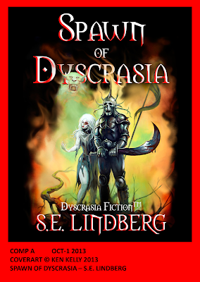 Spawn of Dyscrasia - S.E. Lindberg - Covert Art by Ken Kelly 2013