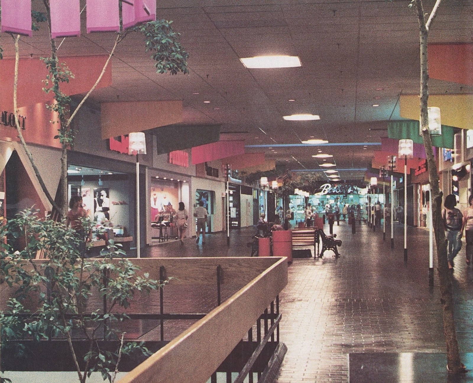 Neon Rocketship Inside The Laurel Mall