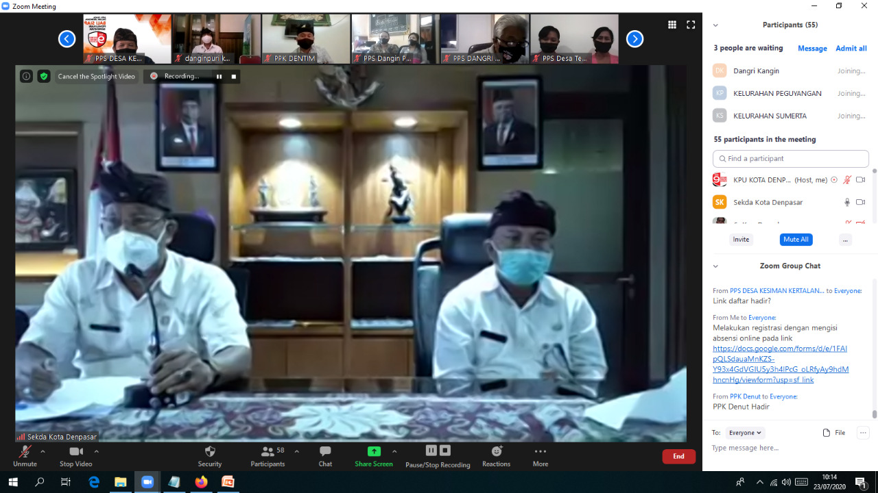 KPU Denpasar Sosialisasikan Tahapan Pemilu 2020