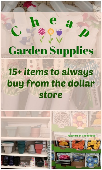 15 Garden Supplies From The Dollar Store Feathers In The Woods