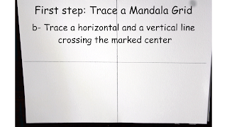 how to draw a mandala grid