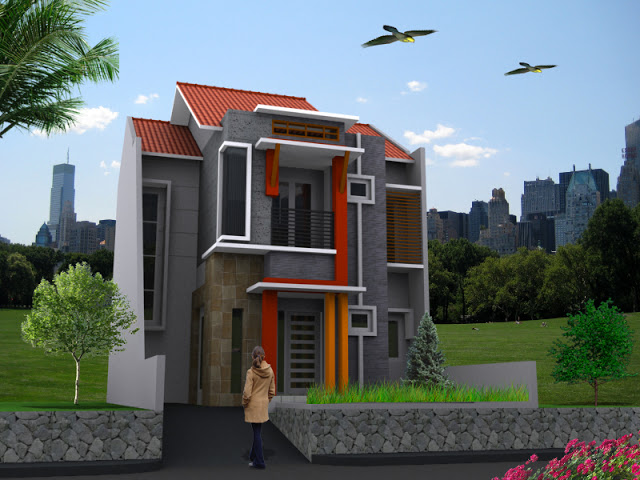 Contoh rumah minimalis type 36 2 lantai