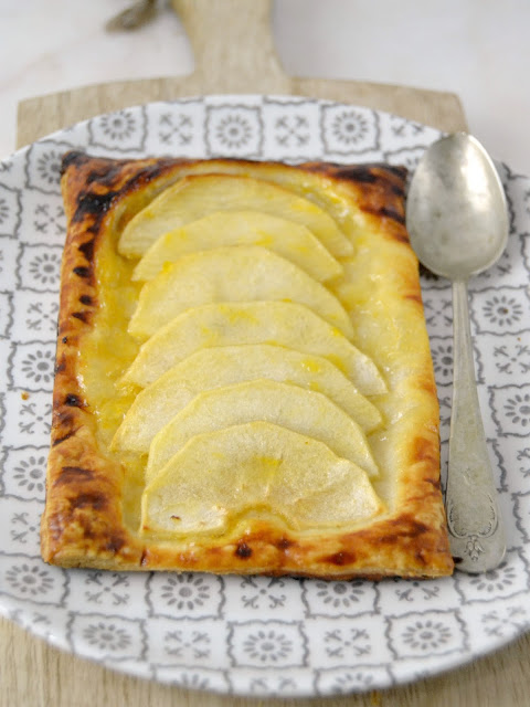 Tarta de manzana con hojaldre ¡Fácil y deliciosa!