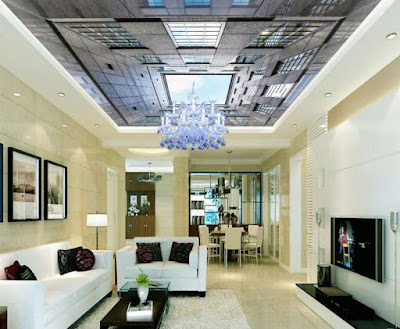 New 3d ceiling art designs for modern interior