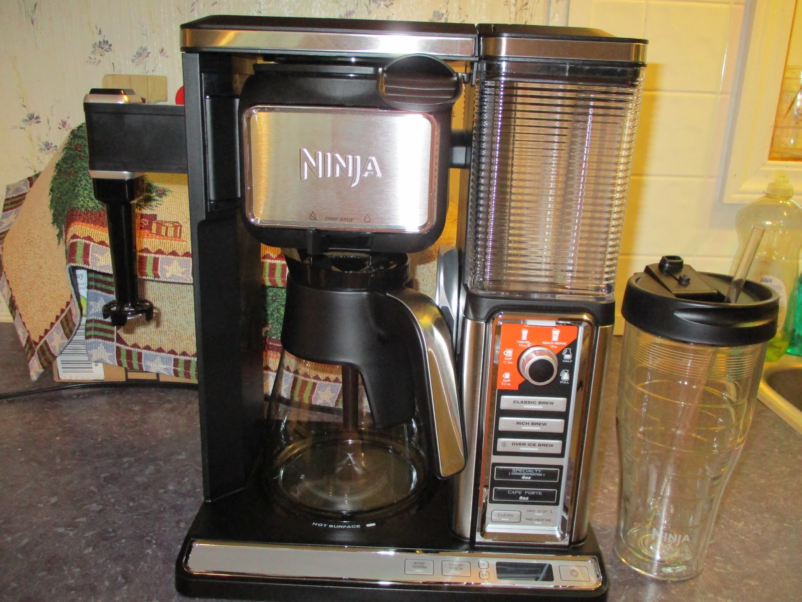 Ninja Single-Serve Coffee Bar System with Tumbler Pod-Free Single