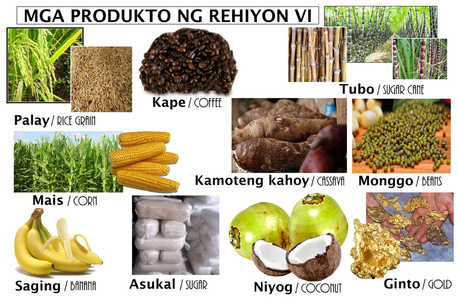 Produkto, Central Visayas