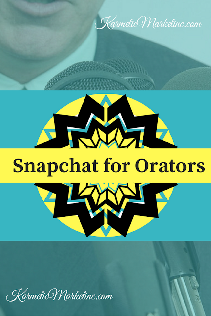 How speakers can use snapchat to grow their audience
