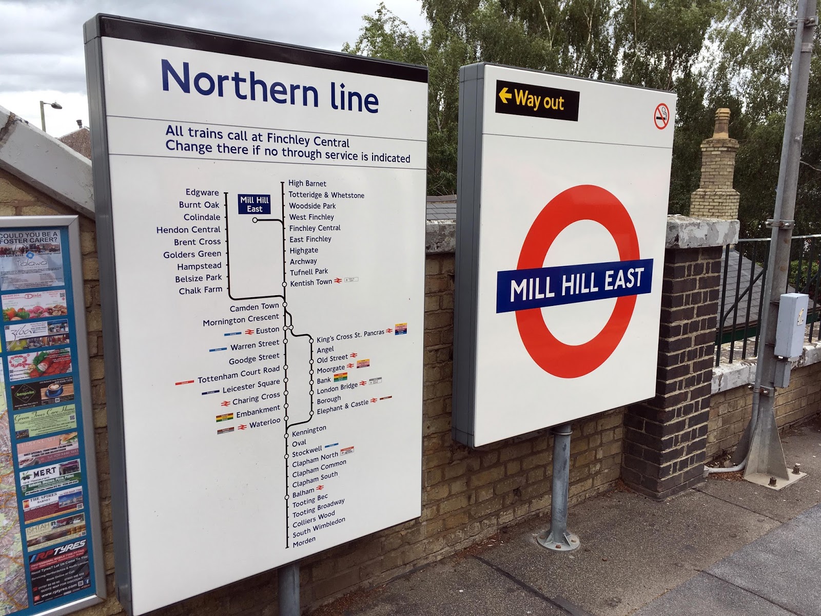 Calling at... British railway stations Mill Hill East (ZML)