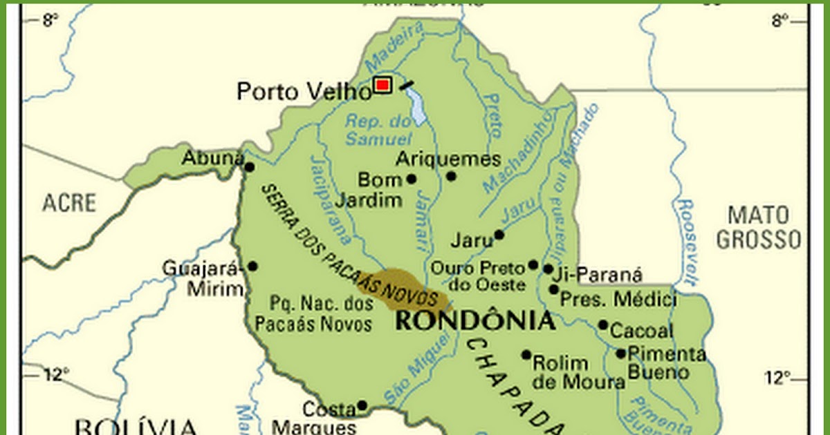 História e Geografia de Rondônia: A História de Rondônia - criação do  Estado de RO e 1º Governador