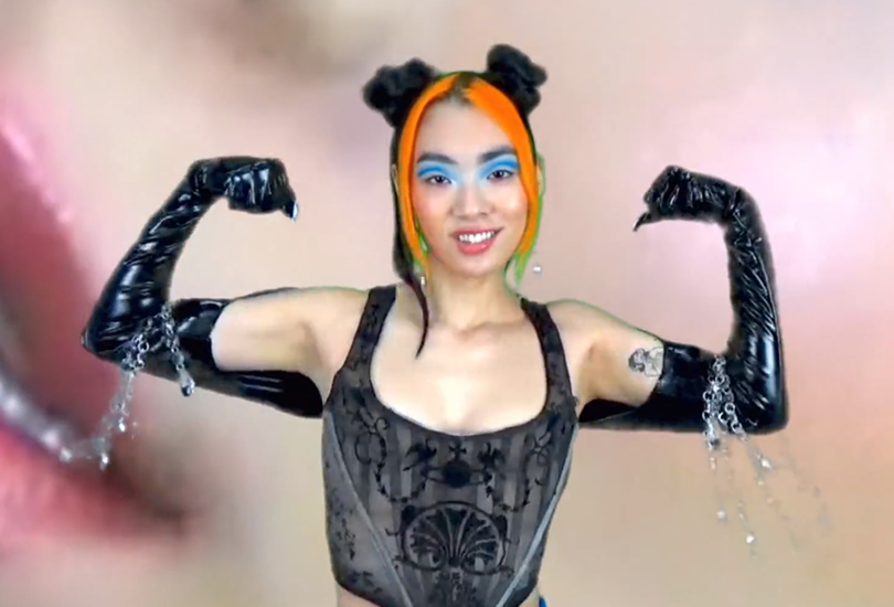 Rina Sawayama releases a 90slookingass green screen music video for