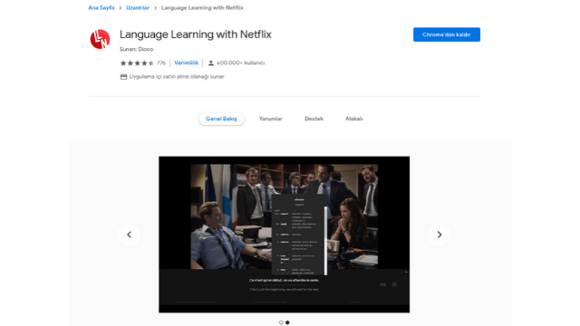 Language Learning with Netflix