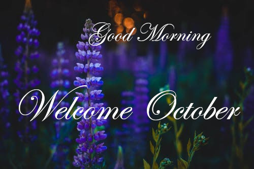 Good Morning Welcome October