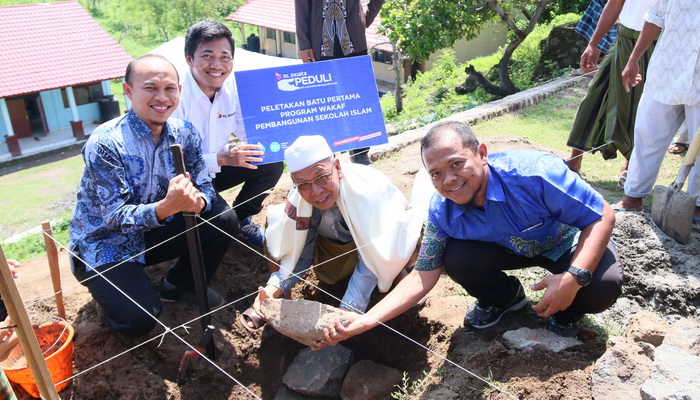 Pascagempa, XL Axiata Bangun Gedung Sekolah di Lombok Utara