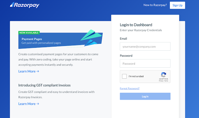 customised payment pages