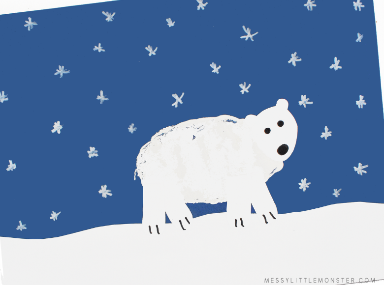 polar bear craft for preschool