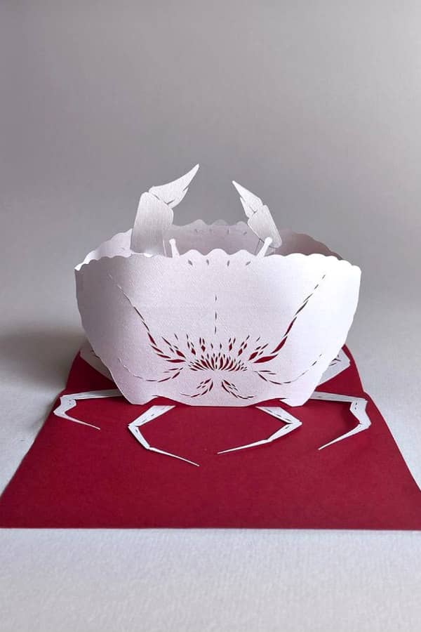 papercut Liberiaanse boomgatkrab