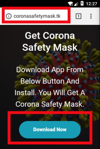 Coronavirus Safety Mask App