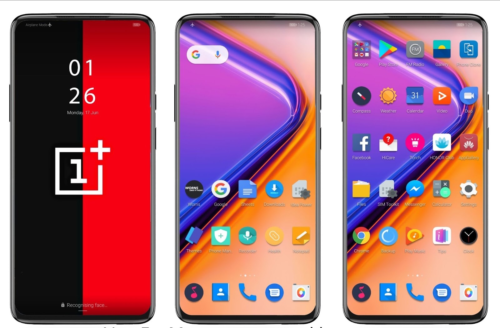 OnePlus 7 Pro Dark Edition EMUI Theme Download For Honor & Huawei Phones