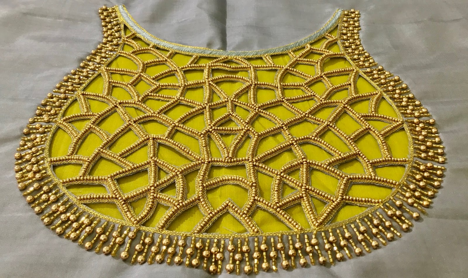 Easy cut work embroidery