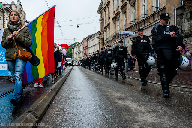 Marsz Rownosci, LBGT, Krakow, 2016