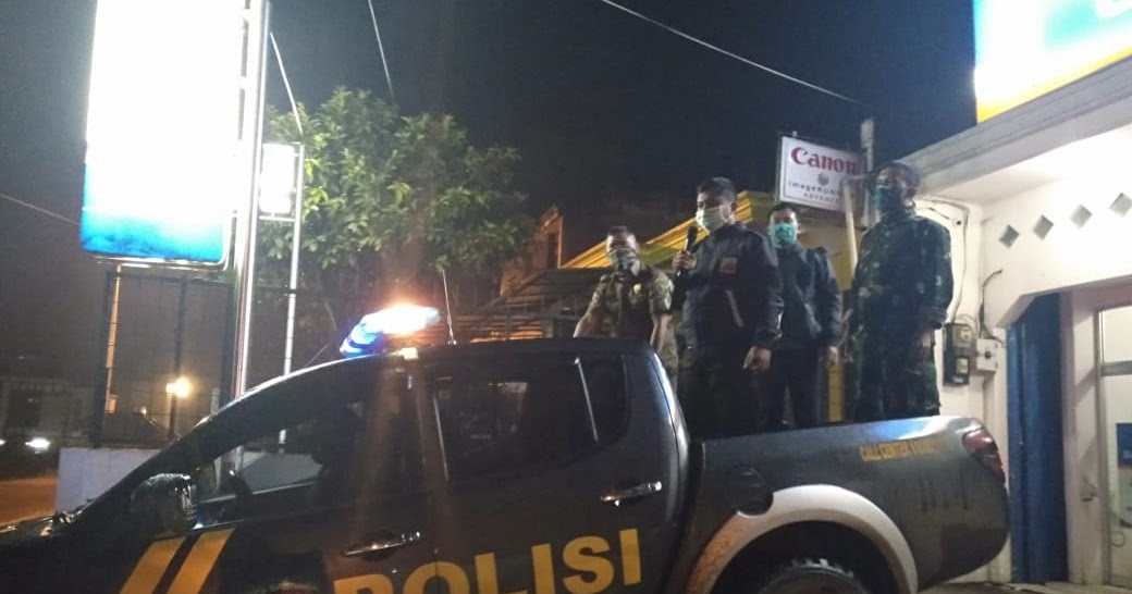 Polsek Kertasari Polresta Bandung Melakukan Patroli Gabungan Cegah