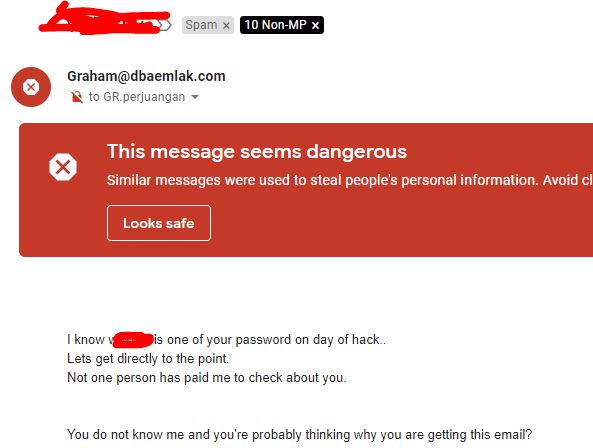 password dihack orang
