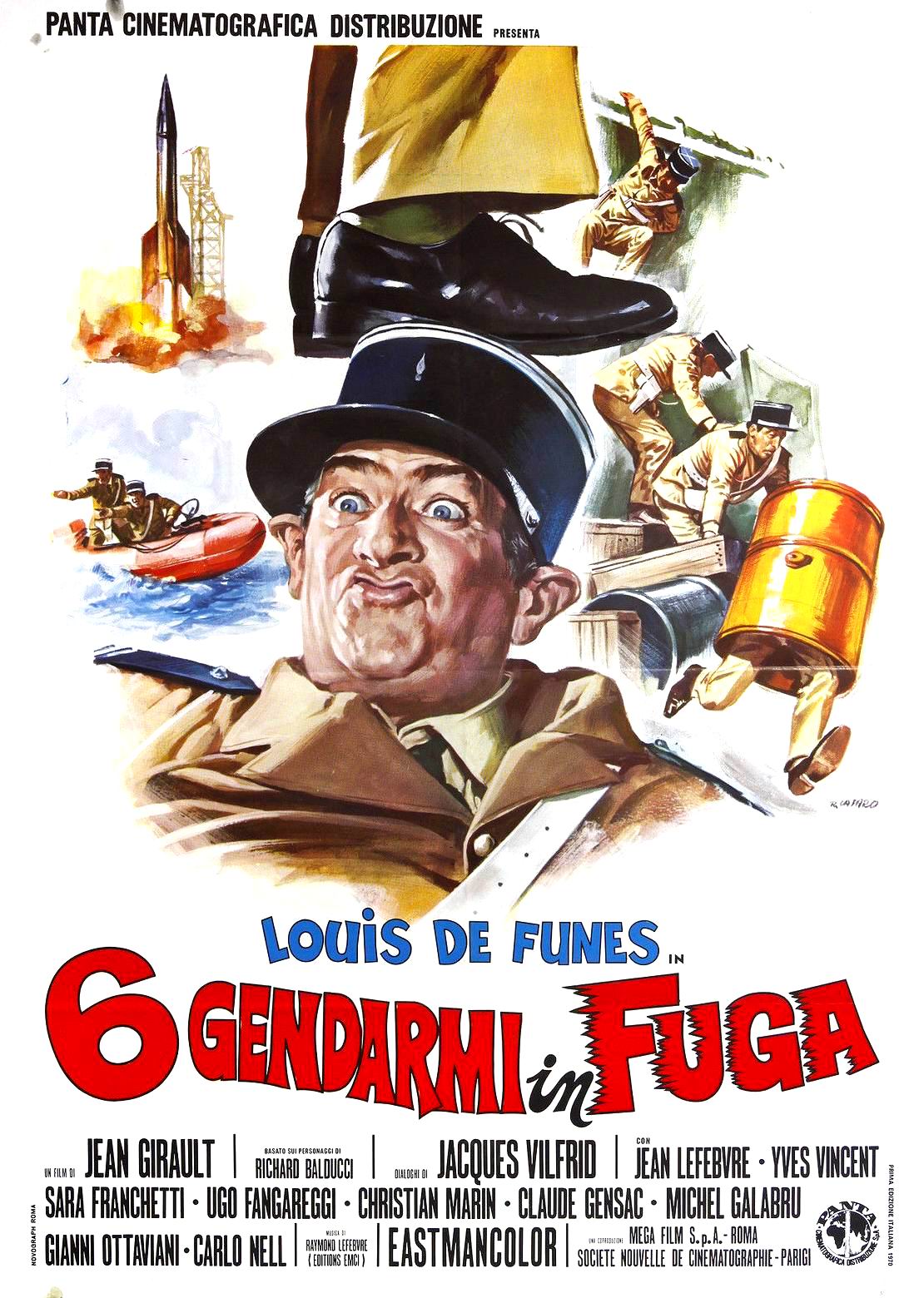 Distribution De Le Gendarme En Balade Affiches - Photos d'exploitation - Bandes annonces: Le gendarme en