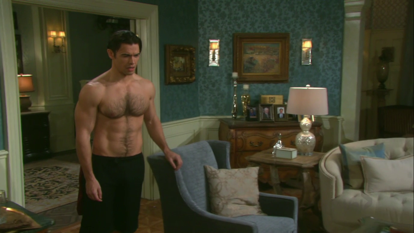 Paul Telfer shirtless in Days Of Our Lives.