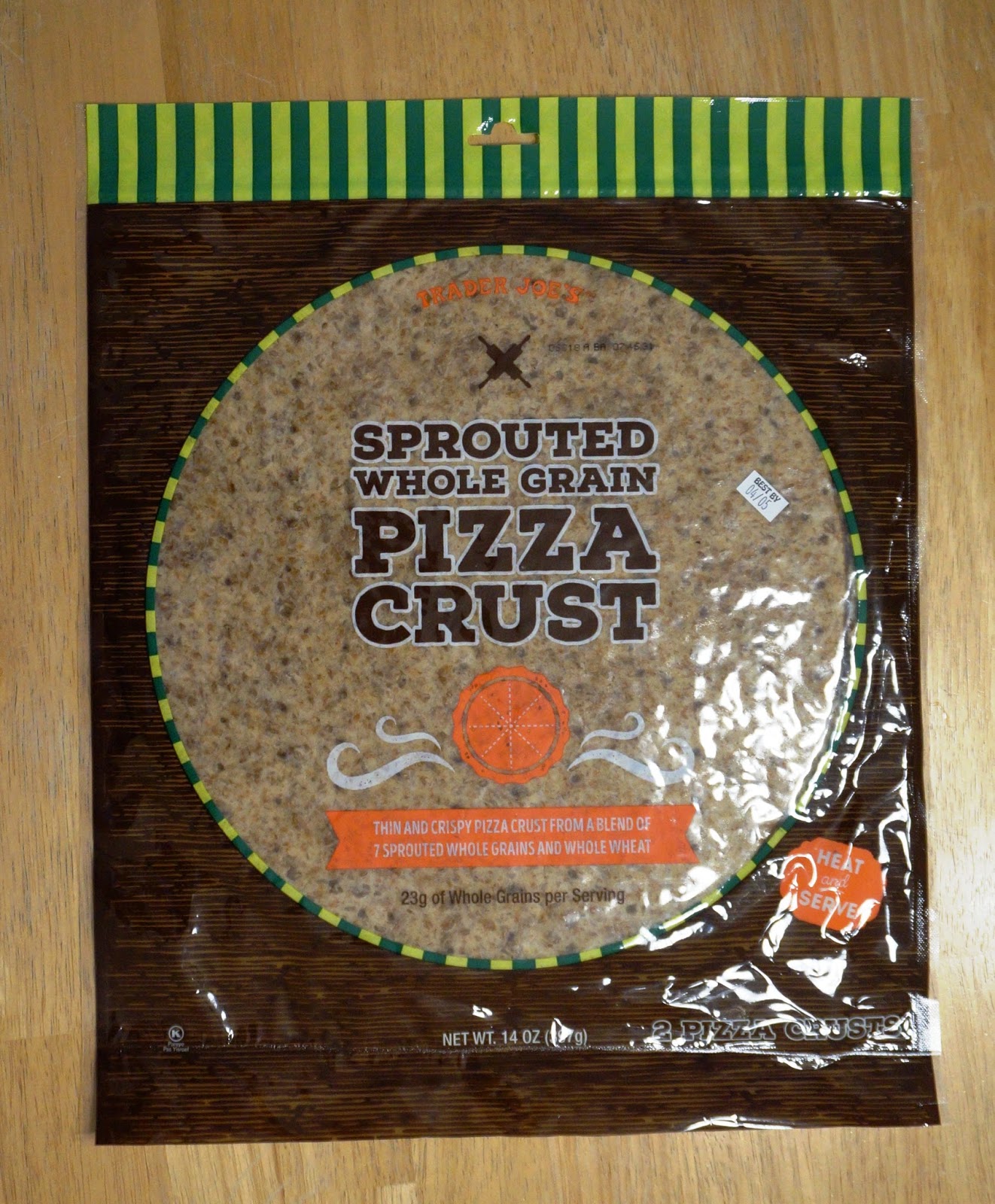 Exploring Trader Joe's Trader Joe's Sprouted Whole Grain Pizza Crust