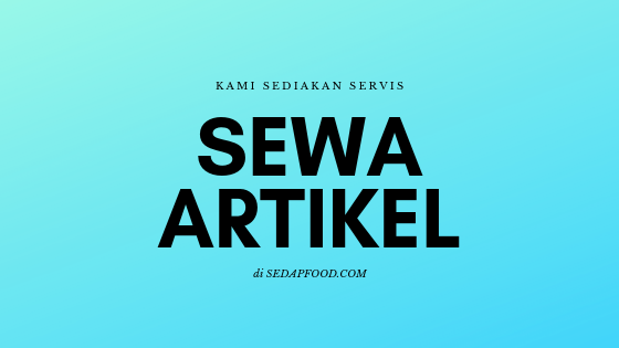 servis sewa artikel masakan