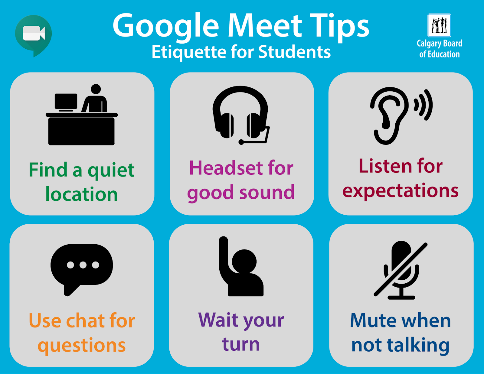 PLEASE REVIEW - Google Meets Info