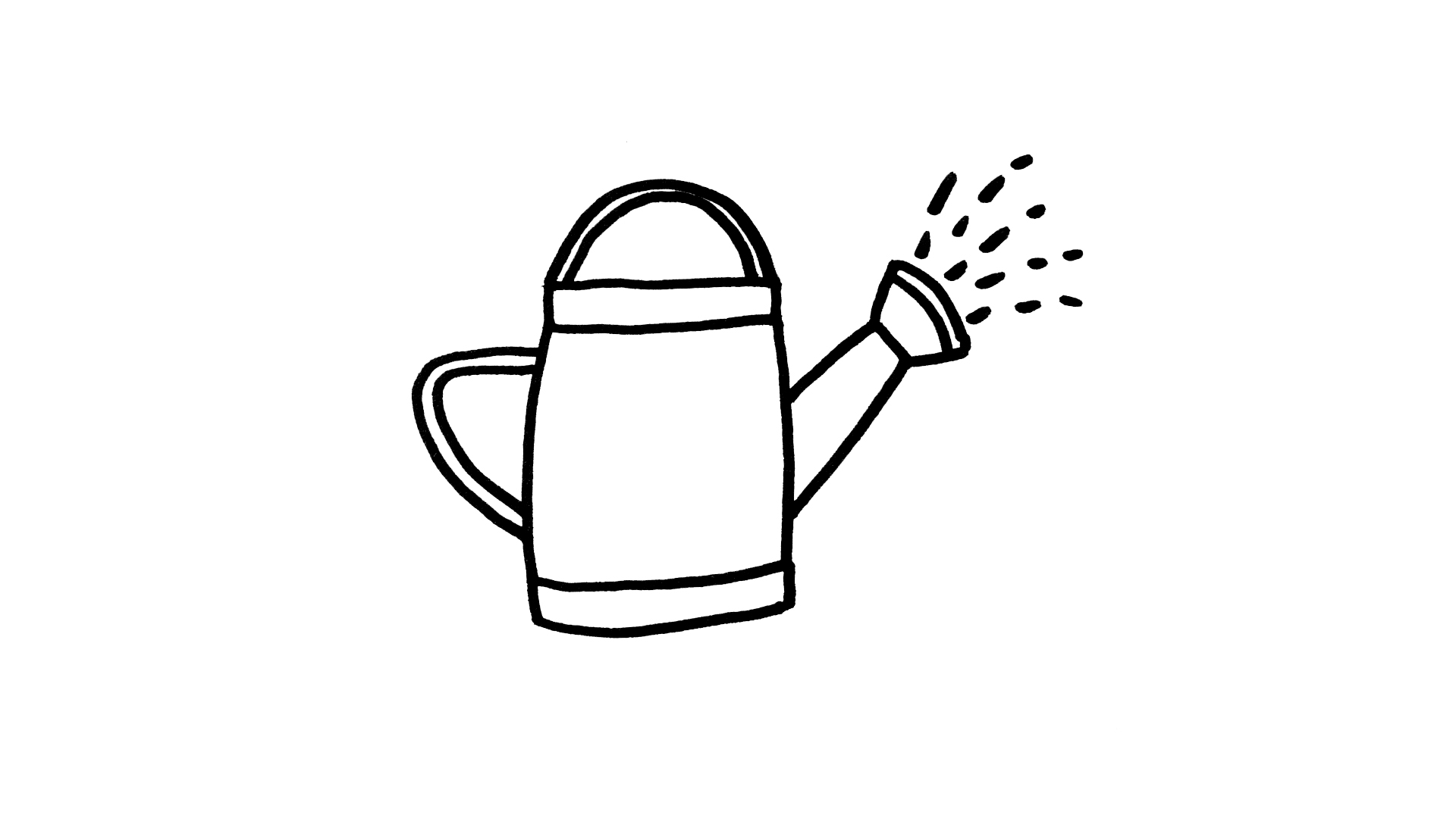 How To Draw A Watering Can Easy, Hướng Dẫn Vẽ Bình Tưới Nước Đơn Giản Từng  Bước Một - Drawingsforkids.Net