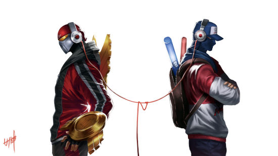 League of Legends - Zed et Shen - Quad HD 1440p