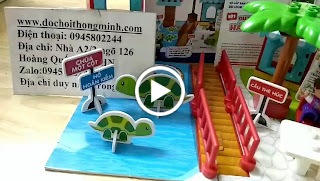 Bộ xếp hình phát triển trí thông minh gồm 9 bộ khác nhau đồng giá 65 nghìn