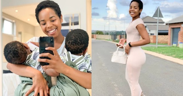 Photo: Lady boasted about her body shapped back after giving birth to twins