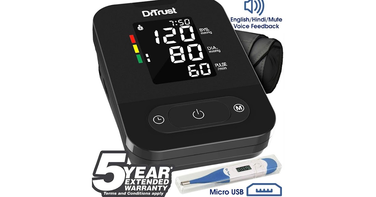 Gadget Review Best Blood Pressure Monitor in India Dr Trust USA