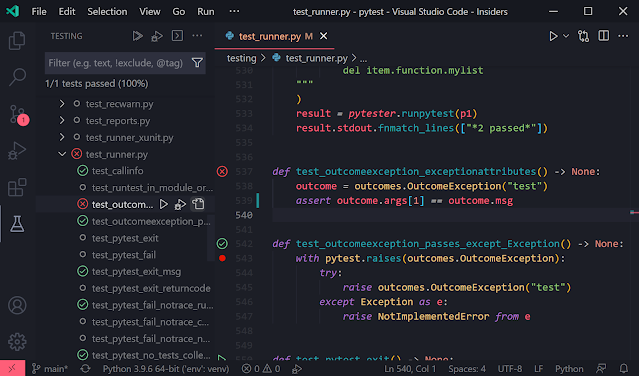 9. Python Extension Testing Updates,what's new in visual studio,what's new in vs code 2021,latest version of vscode,latest version of vscode 2021, visual studio code, visual studio latest version,