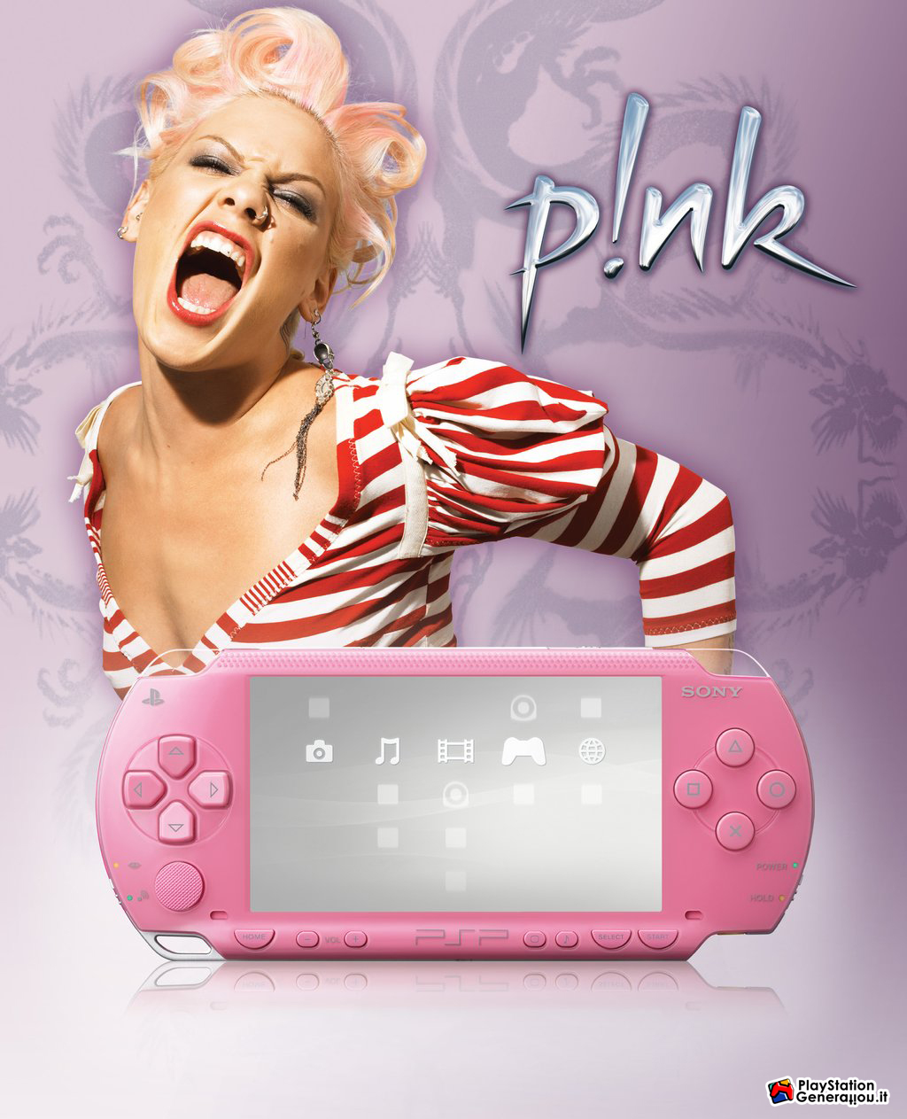 PSP PlayStation Portable P!nk Limited Edition (PSP1004 PK