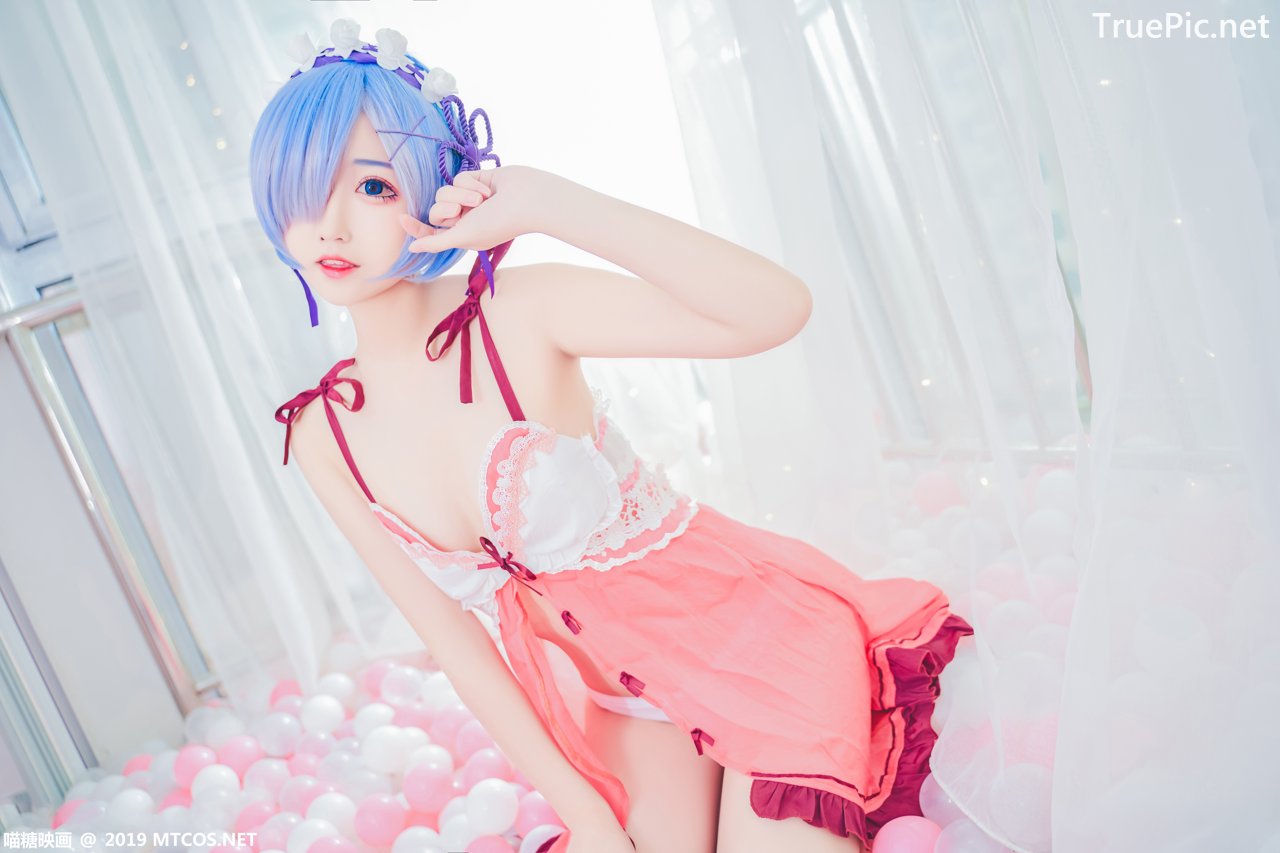 Image [MTCos] 喵糖映画 Vol.018 – Chinese Cute Model – Beautiful Rem Cosplay - TruePic.net - Picture-22