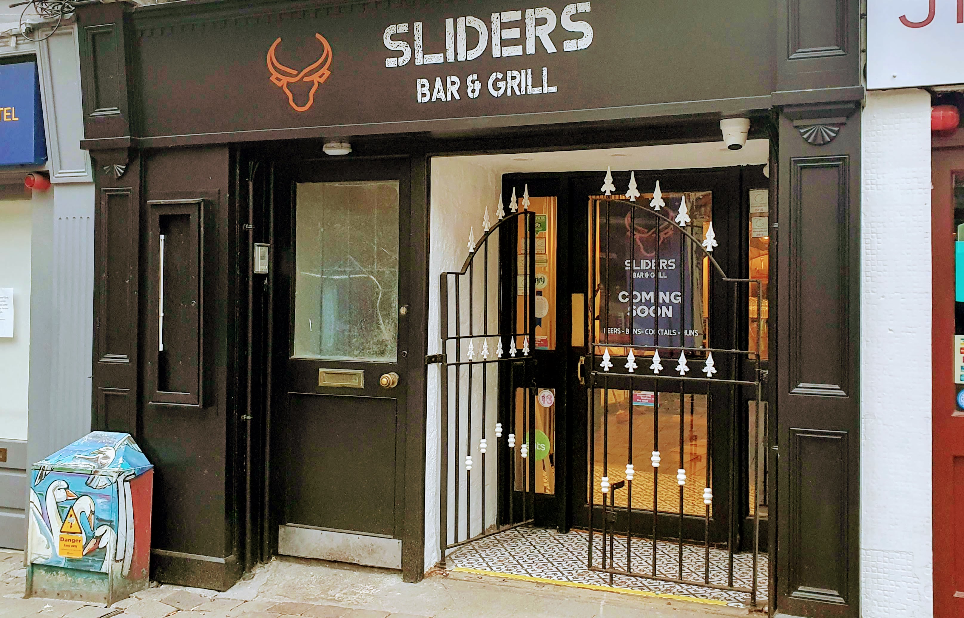 sliders kitchen and bar