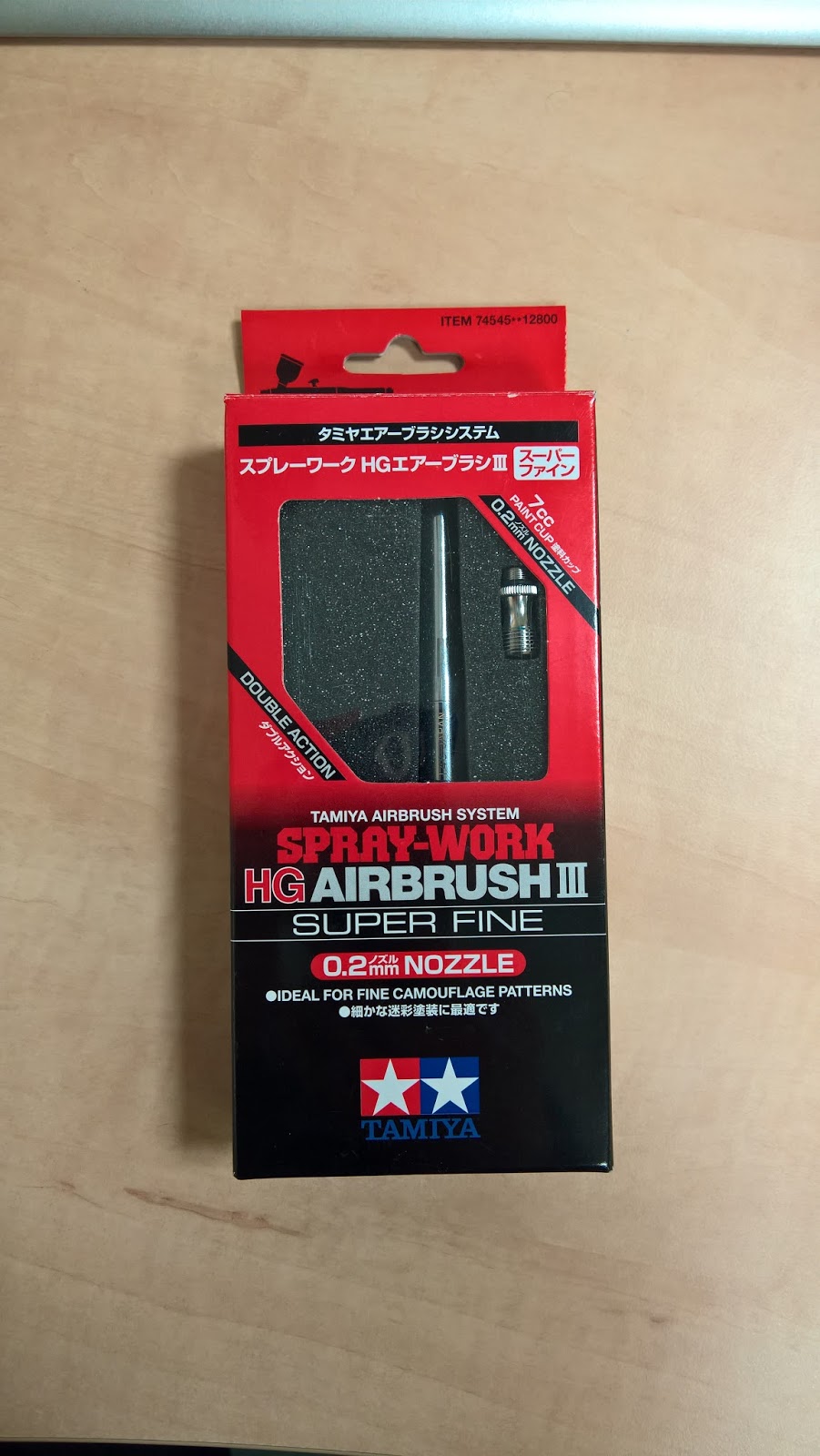 Falling From Table painting Tamiya Airbrush HG III review part I