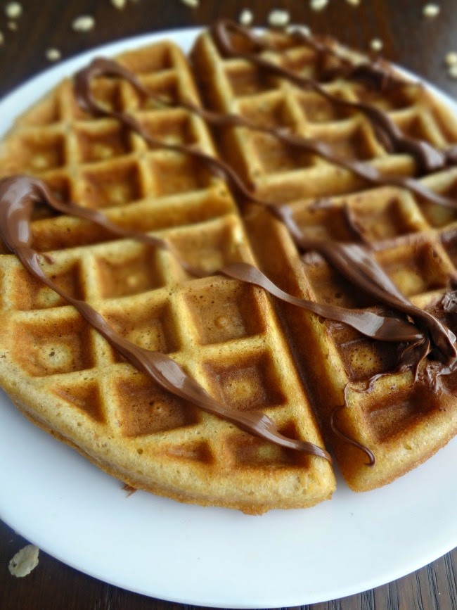 The Cooking Actress Crispy {Healthier} Waffles