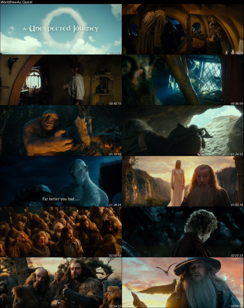 The Hobbit: An Unexpected Journey 2012 BRRip Dual Audio || 1080p || 720p || 480p [Hindi-English]