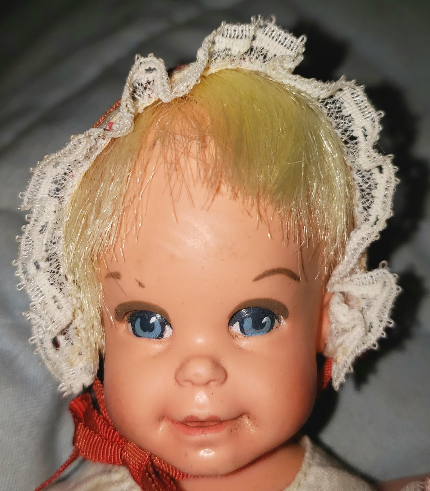 New White HAIR RIBBON for Mattel CHATTY CATHY
